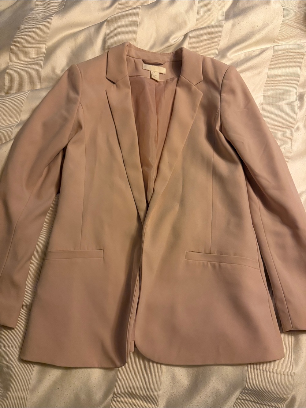 Women's Blush Pink Tailored Blazer